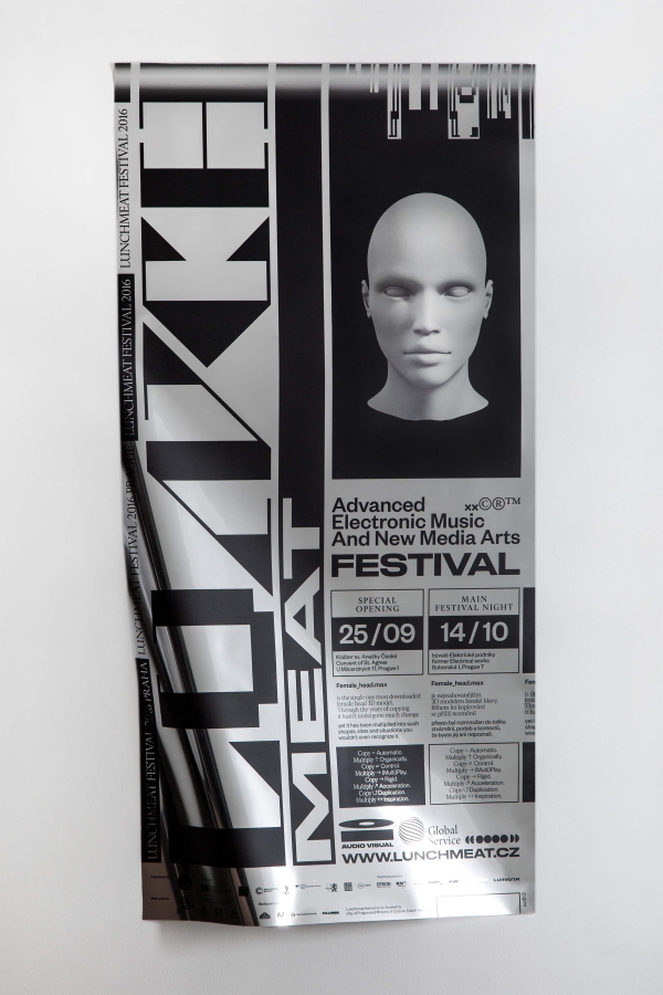 vizuální styl pro Lunchmeat Festival 2016